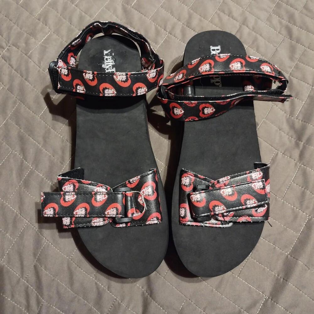 Betty Boop Platform Sandals Size